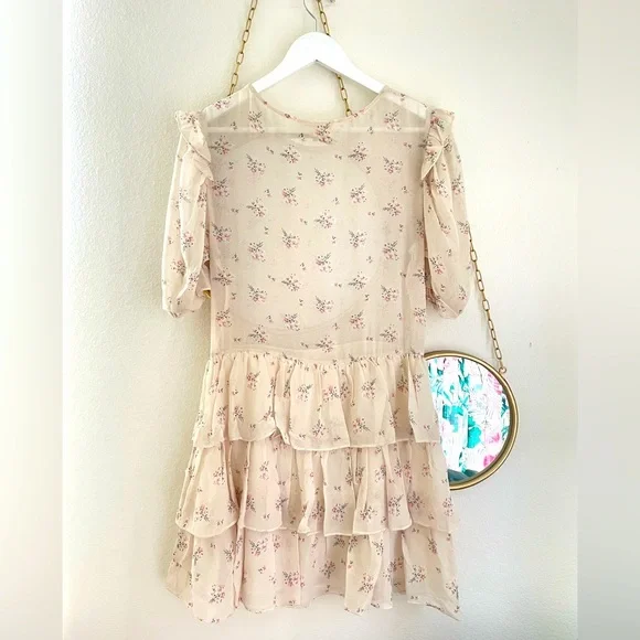 LoveShackFancy Dresses Loveshackfancy Cata Tiered Mini Dress